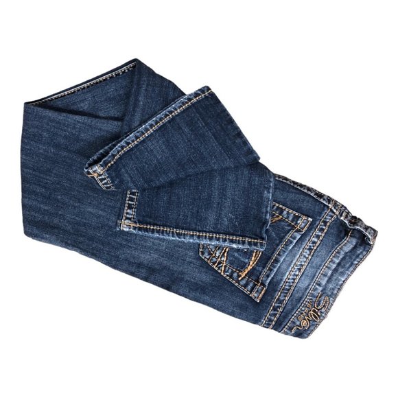 Silver Jeans Women Tuesday Low Rise Bootcut Jean Medium/Light Blue, Size 28 x 31 - Picture 8 of 11